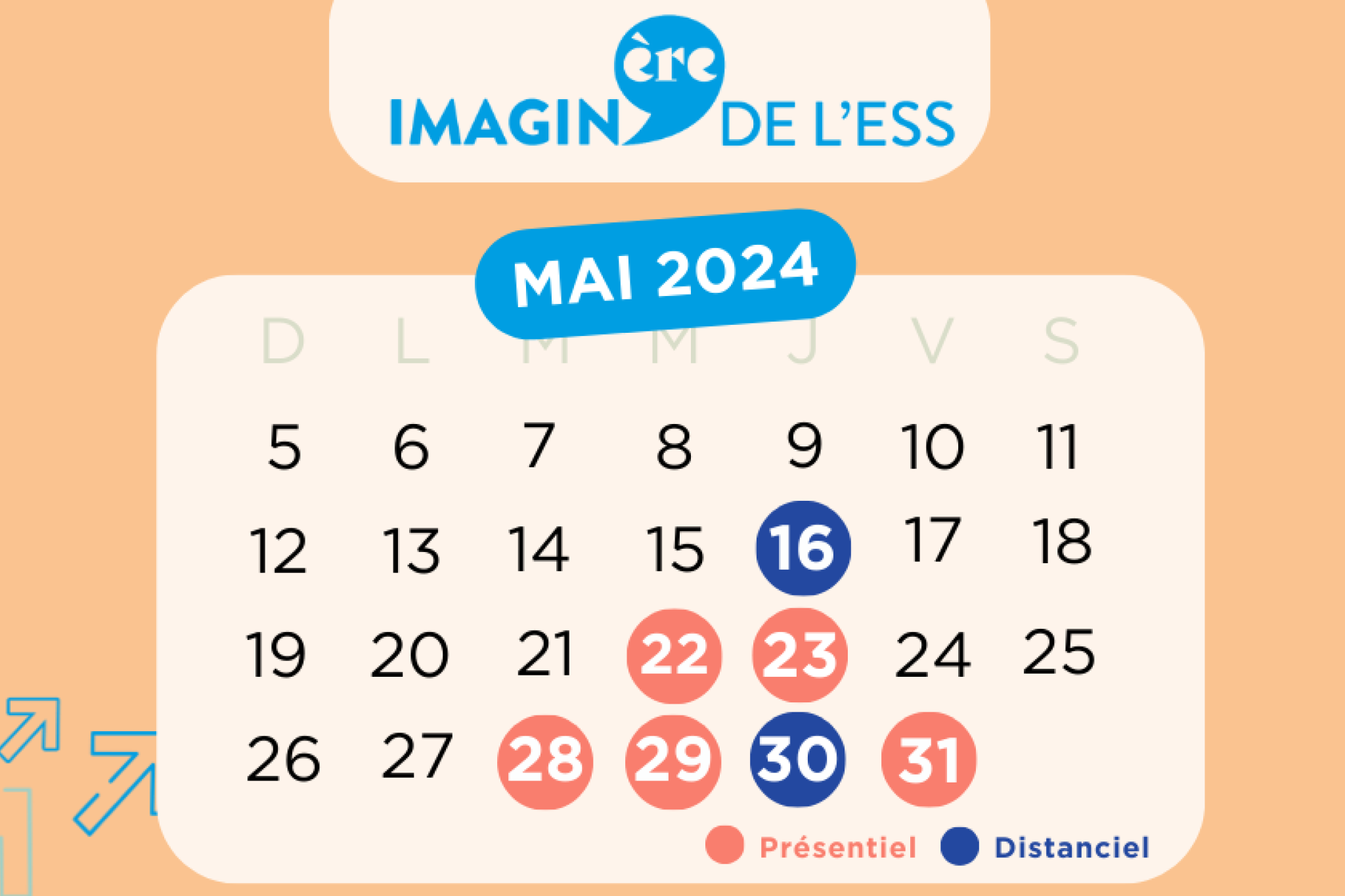 Imagin'Ère de l'ESS · l'agenda du mois de Mai !