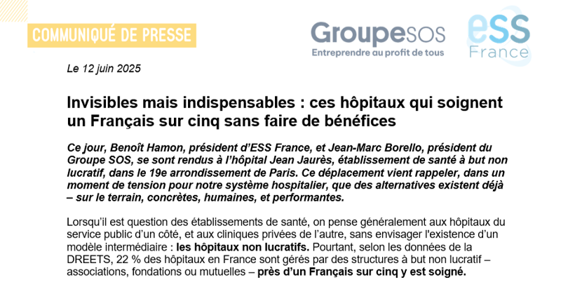 Invisibles mais indispensables : ces hôpitaux qui soignent un Français sur cinq sans faire de bénéfices