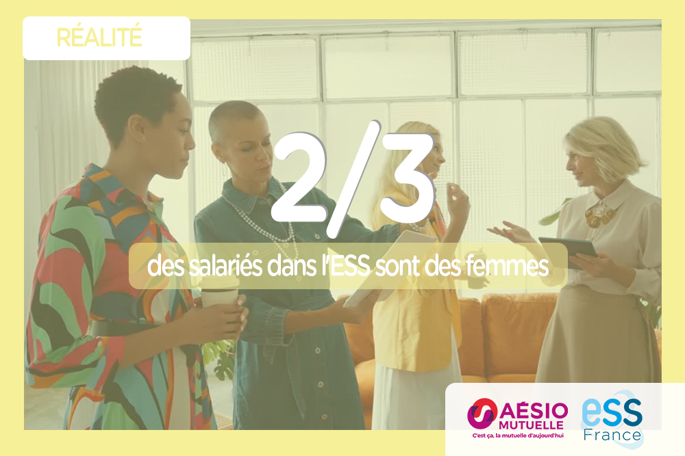 Chiffre de la semaine : Les femmes représentent 2/3 des salariés dans l’ESS.