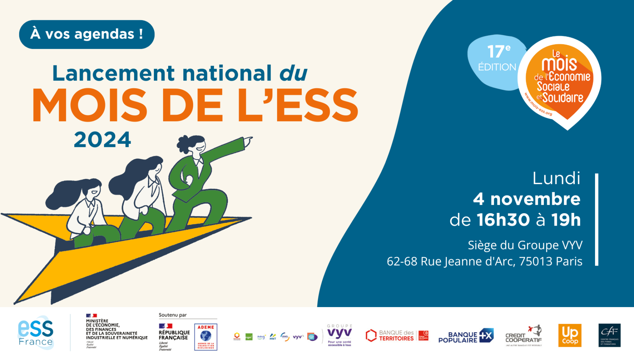 Lancement national du Mois de l'ESS 2024