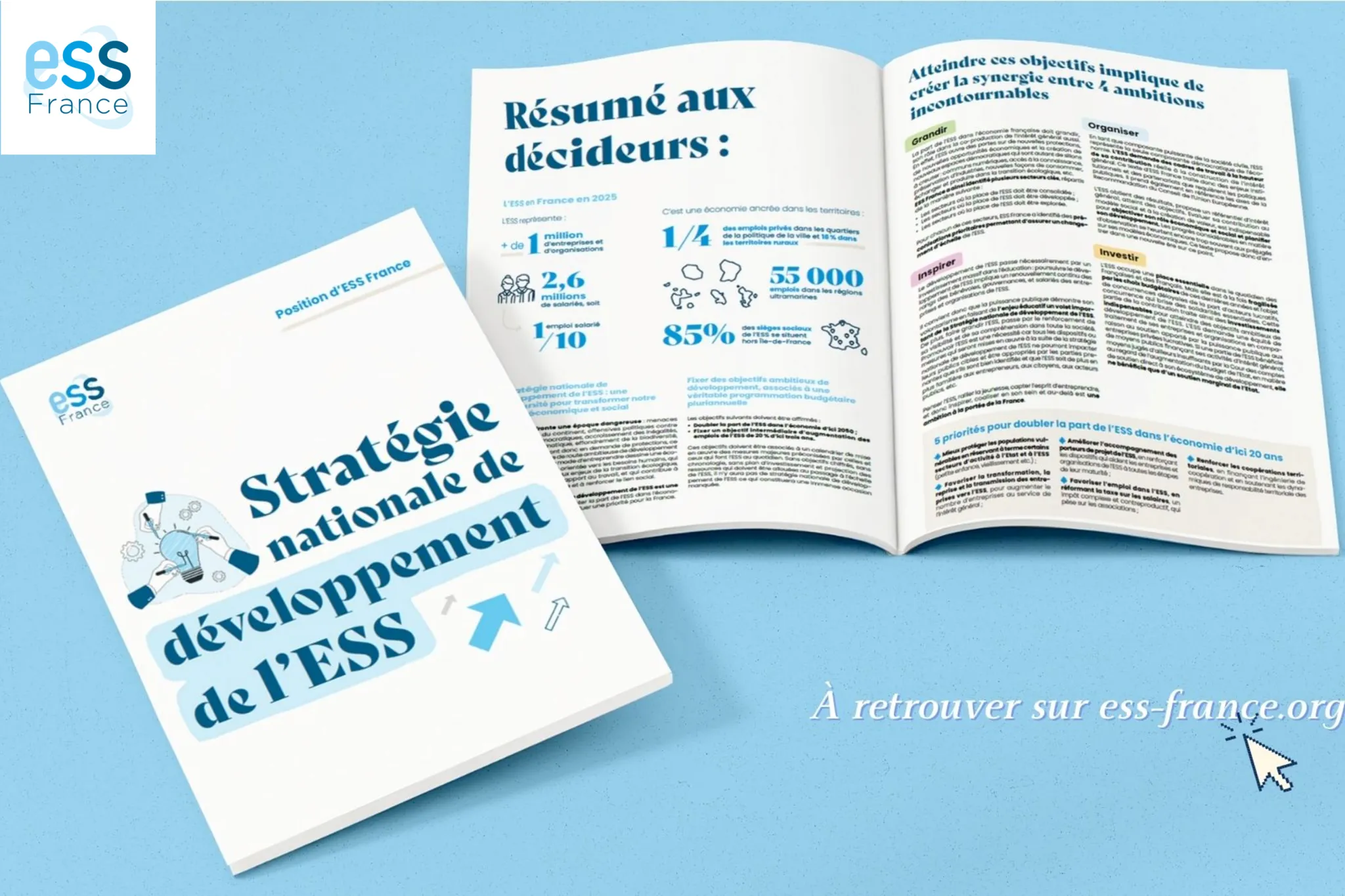 Position d'ESS France - stratégie nationale de développement de l'ESS