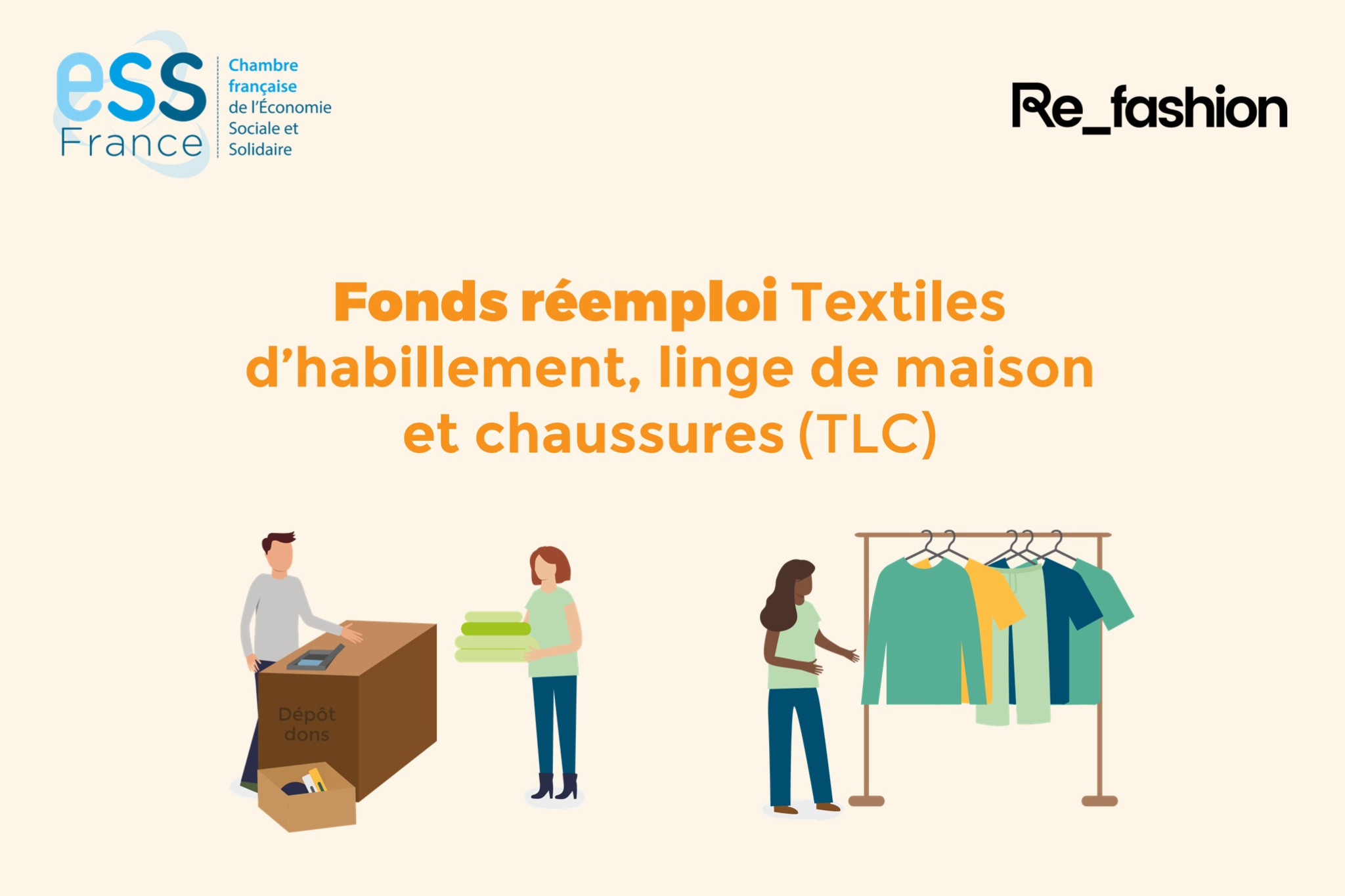 Fonds réemploi textiles bannière