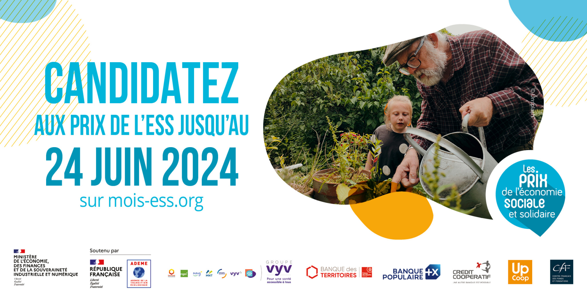 Prix de l'ESS 2024 : candidatez du 14 mai au 24 juin !