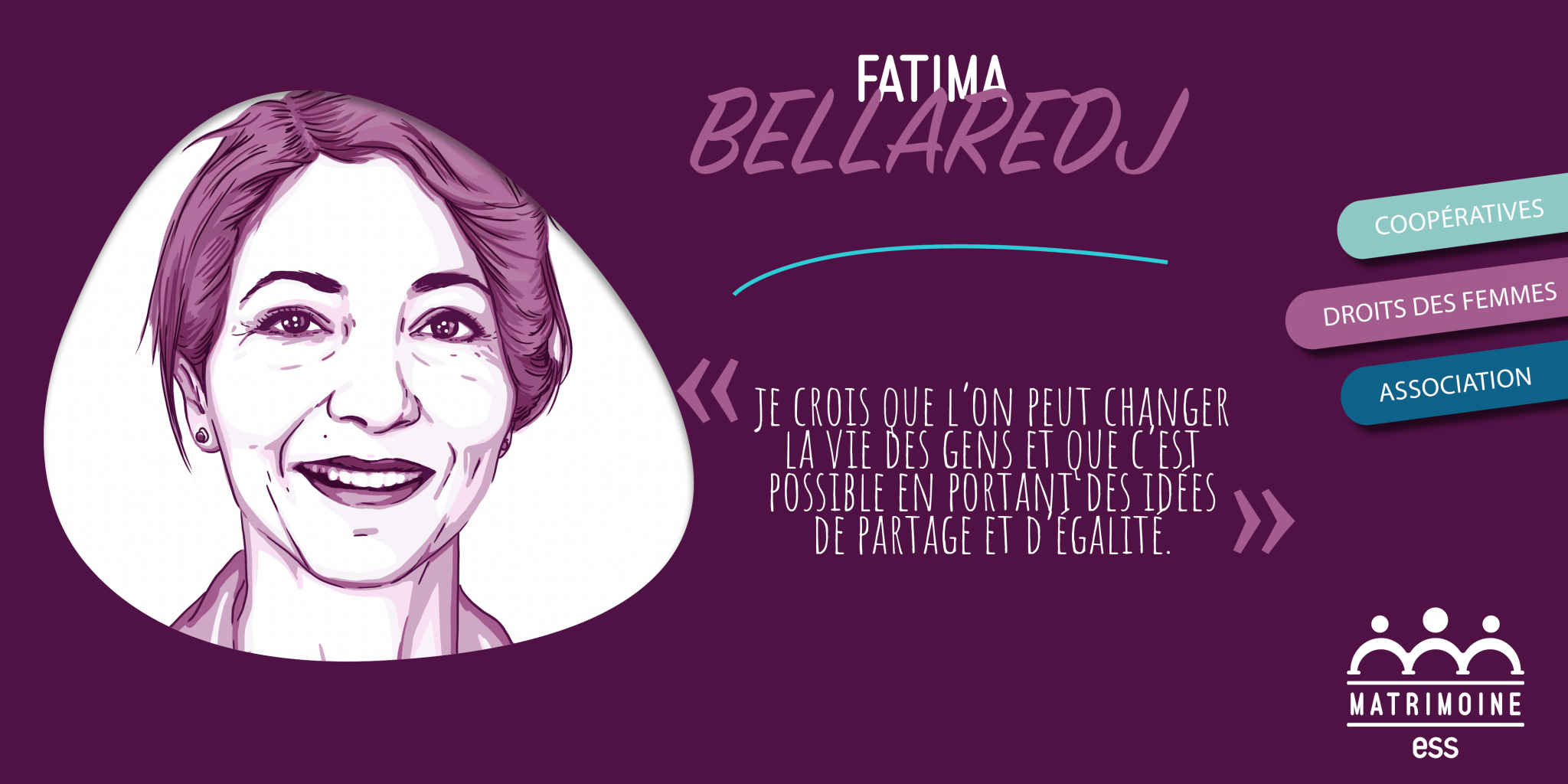 Portrait de Fatima Bellaredj