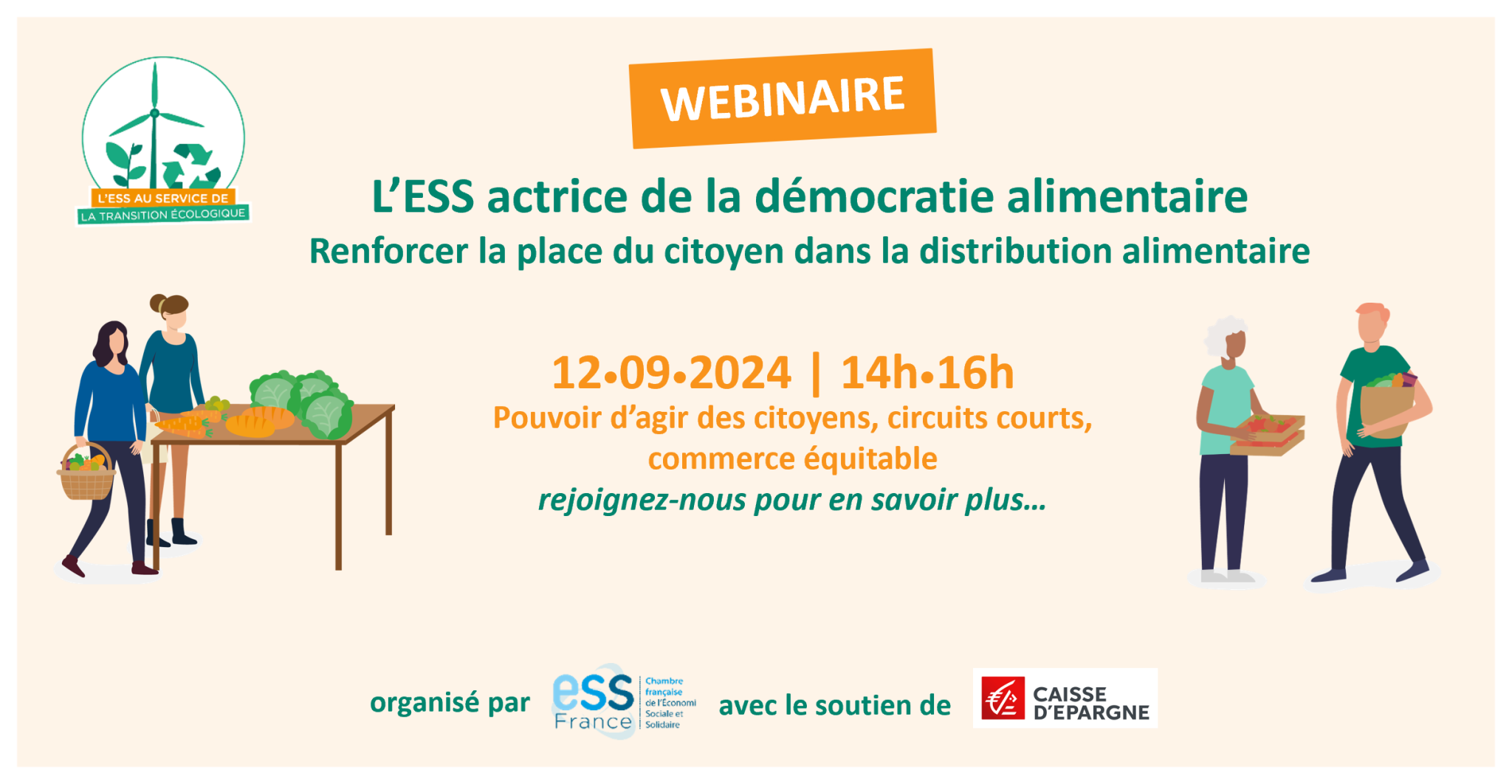 Visuel webinaire démocratie alimentaire