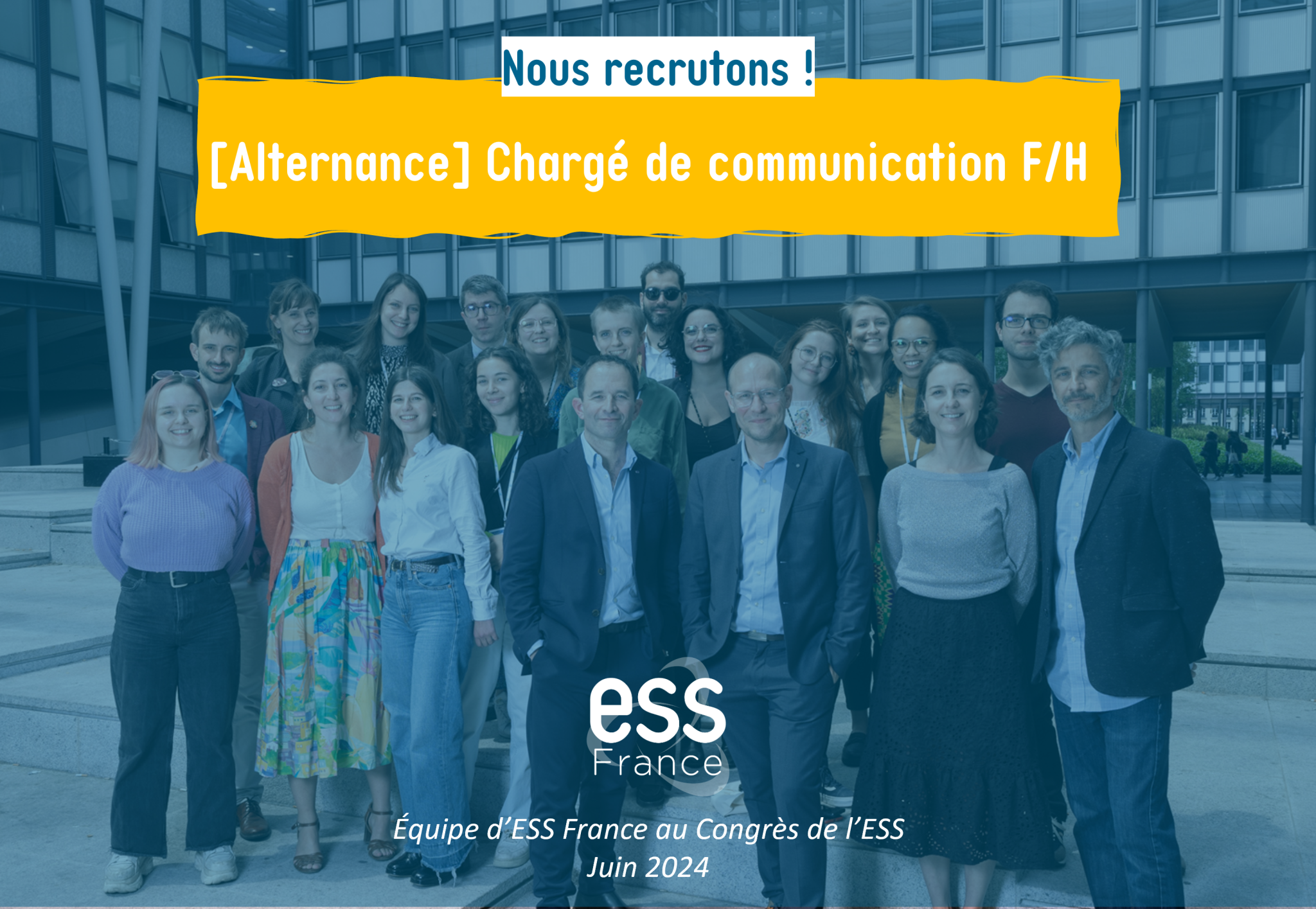 ESS France est à la recherche de son.sa futur.e alternant.e en communication