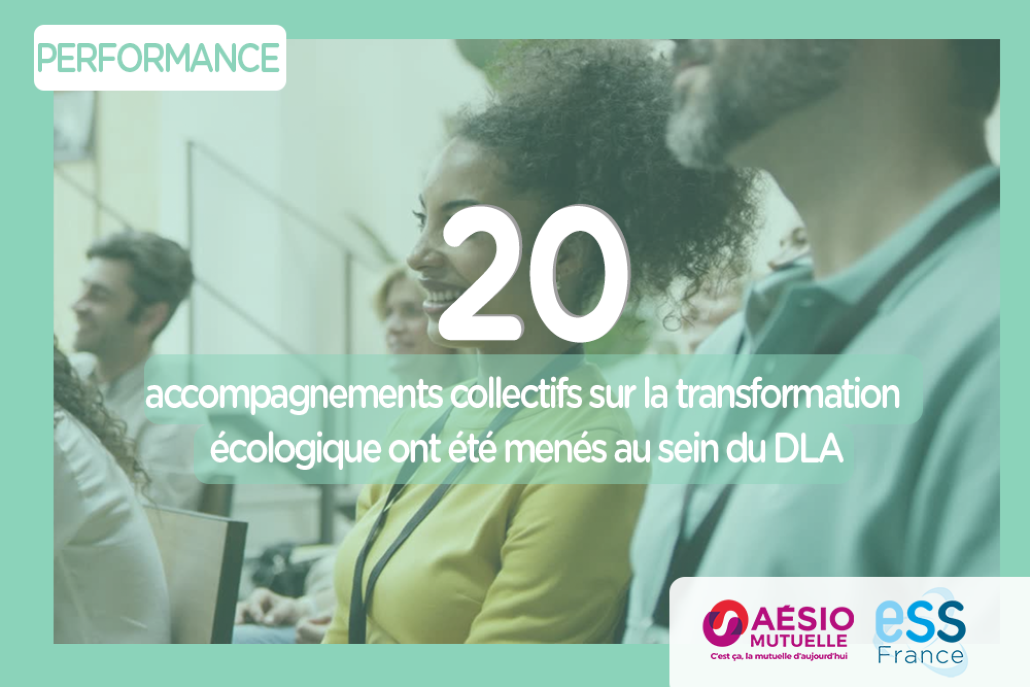 Chiffre de la semaine : 20 accompagnements collectifs sur la transformation écologique ont été menés au sein du DLA